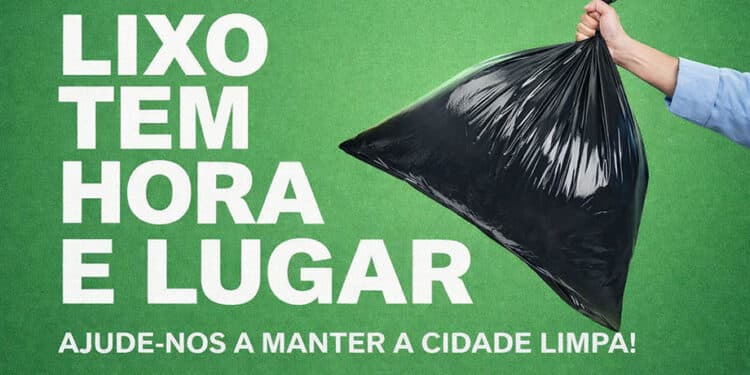 Lixo tem hora e lugar em Itabira