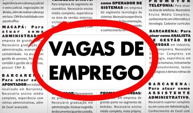Imagem ilustrativa com destaque para vagas de emprego disponíveis em Itabira