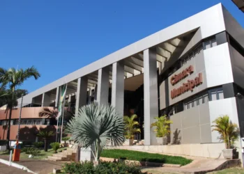 Sede da Câmara Municipal de Itabira no centro da cidade